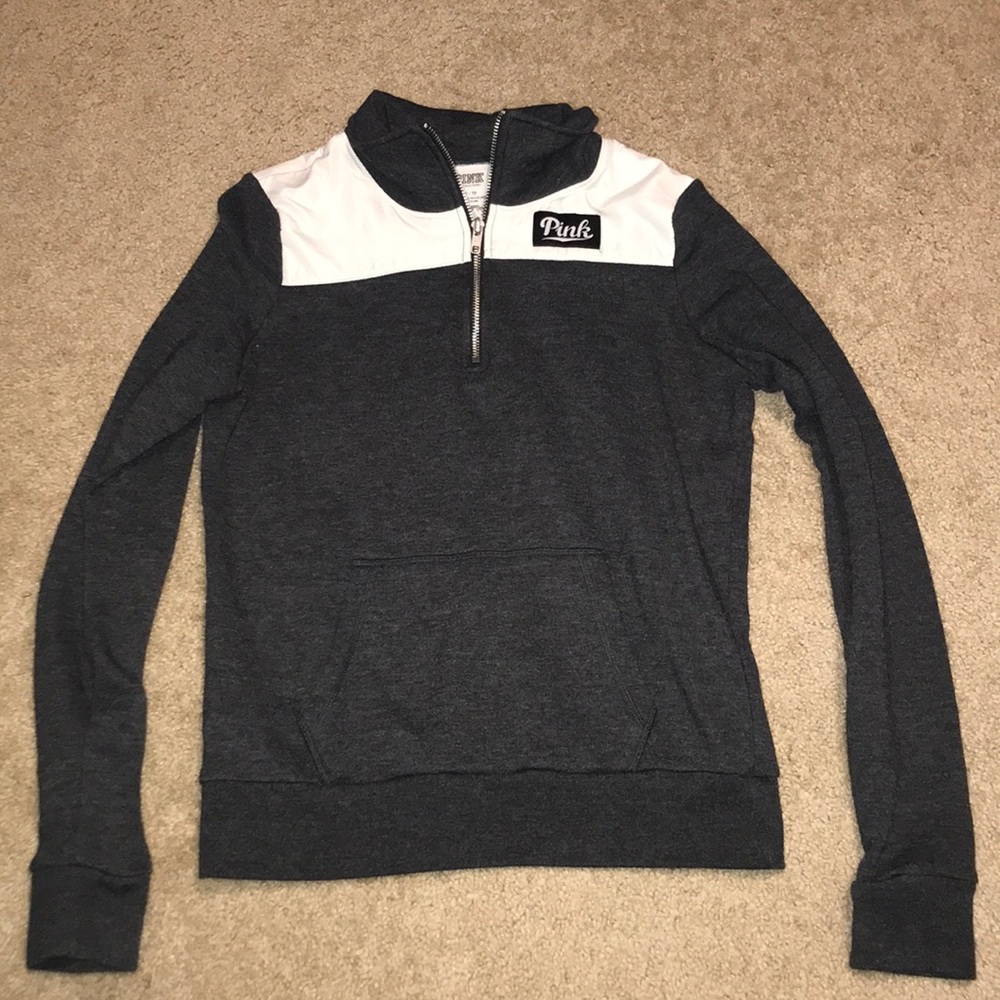Victoria’s Secret grey quarter zip